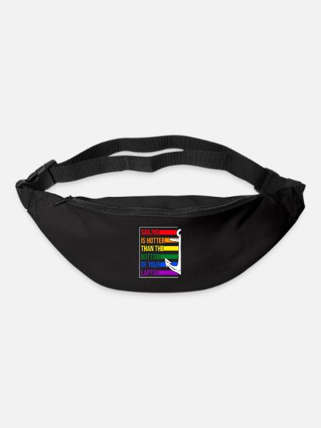 Segeln Anker LGBT - Gürteltasche - Schwarz