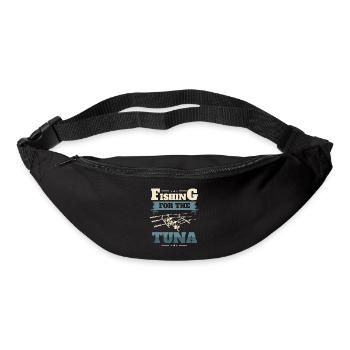 Pêche en haute mer Pêche au thon - Sac banane - noir - Devant