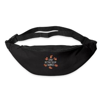 Tamia écureuil - Sac banane - noir - Devant