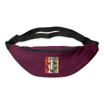 Birding Birdwatching Lovers | Birdwatching - Bum bag - burgundy - Front