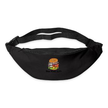 New York City Bagel mit allem NYC - Gürteltasche - Schwarz - Vorne