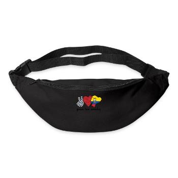 Ecuadorianer Ecuador Ecuadorianische Wurzeln - Gürteltasche - Schwarz - Vorne