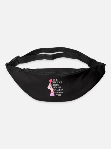 K-Drama Kdrama Corée corée du Sud Séoul K-Drama - Sac banane - noir