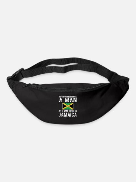 Proud Jamaican Jamaican Flag - Bum bag - black