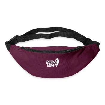 Fière rugby maman joueur de football - Sac banane - bordeaux  - Devant