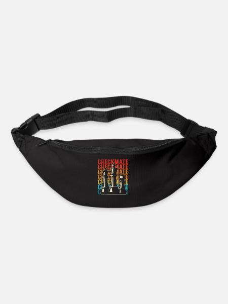 Chess Player Chess Piece Vintage - Bum bag - black