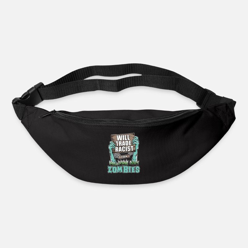 Anti Rassismus - Gürteltasche - Schwarz