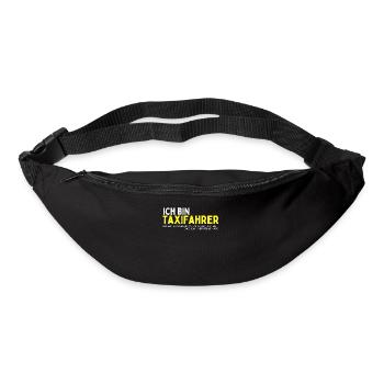 Lustiges Taxifahrer Geschenk Job Taxi Chauffeur - Gürteltasche - Schwarz - Vorne