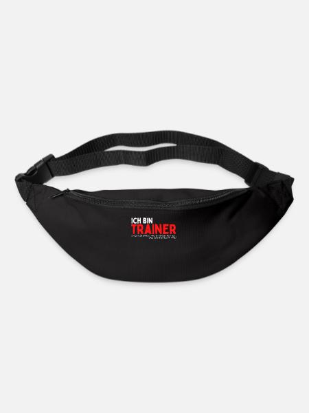 Trainer haben Recht! Lustiges Training Coach Team - Gürteltasche - Schwarz