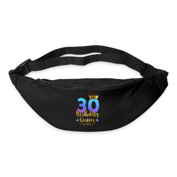 Ladies Birthday Queen 30th Birthday 30 Years Born - Bum bag - black - Front