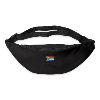 South Africa Flag South African South Africa Origin - Bum bag - black - Front