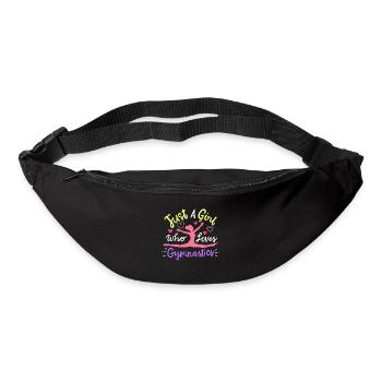 Gymnastik Turnerin - Gürteltasche - Schwarz - Vorne
