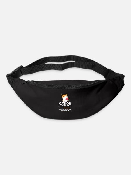 Chimie Chat - Sac banane - noir