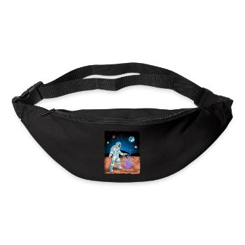 astronaut on mars - Bum bag - black - Front