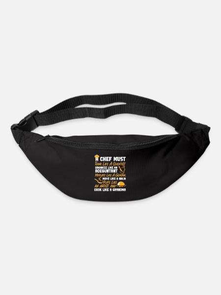 Cuisine Cuisine Chef Un Chef - Sac banane - noir