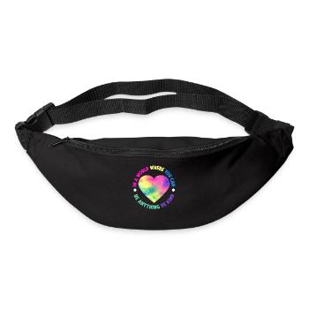 Friendliness Inclusion Diversity Anti Bullying - Bum bag - black - Front