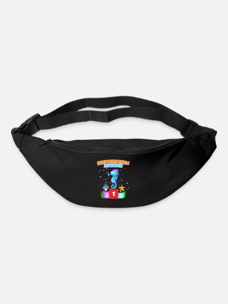 Seepferdchen bestanden Junge Kinder - Gürteltasche - Schwarz