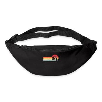 Cyclomoteur Rétro Vintage - Sac banane - noir - Devant
