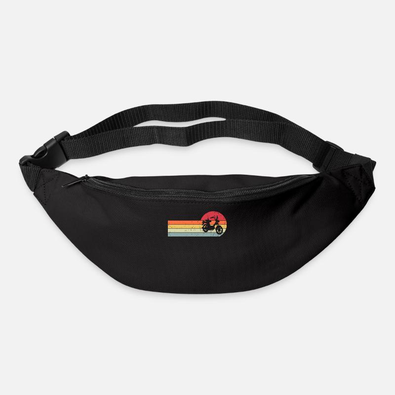 Mofa Retro Vintage - Gürteltasche - Schwarz