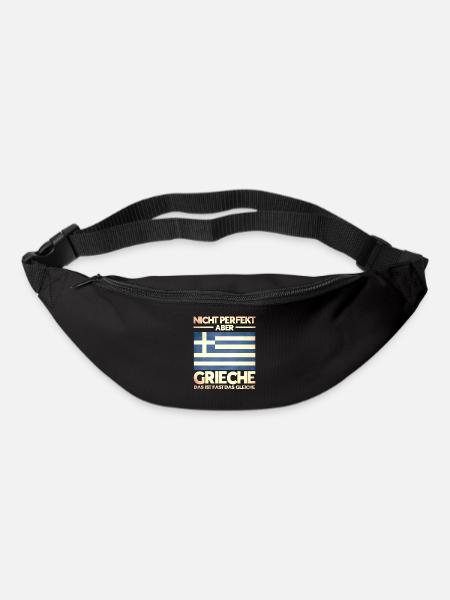 Griechisch Grieche Griechenland Geschenk - Gürteltasche - Schwarz