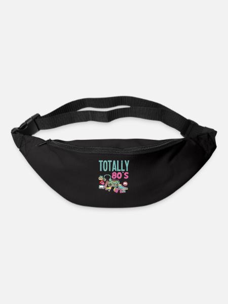 80s Party Outfit Costume 80s Party - Bum bag - black