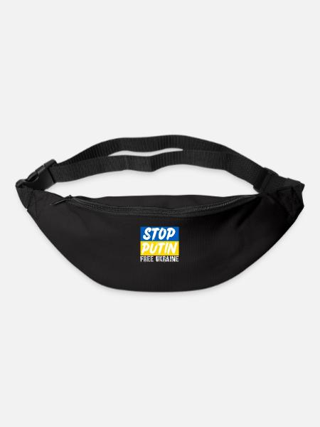 Arrêtez Poutine - Sac banane - noir