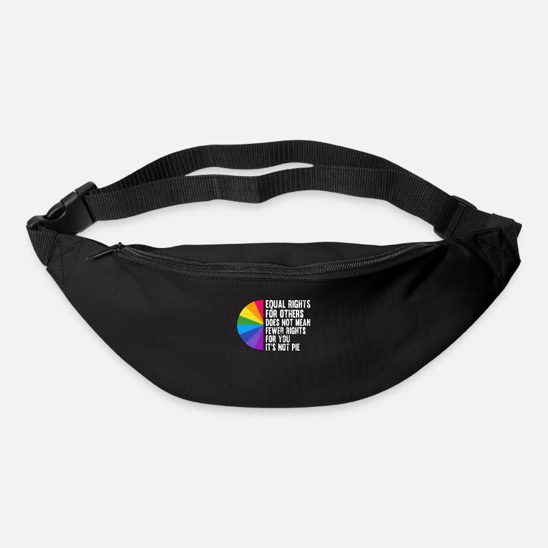 Equal Rights For Others LGBT Bi Pride Month - Gürteltasche - Schwarz