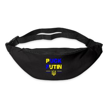 Support Ukraine - I Stand With Ukraine - Bum bag - black - Front