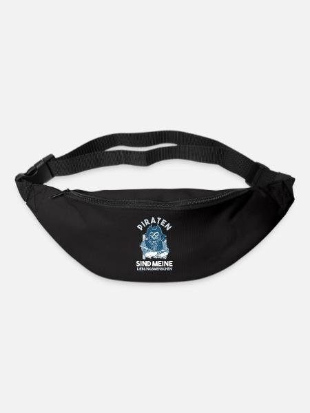Pirat Piraten - Gürteltasche - Schwarz