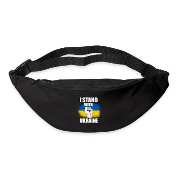 Ukraine Solidarität zeigen - Gürteltasche - Schwarz - Vorne