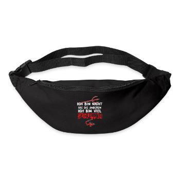 Lustiger Spruch Teufelin Teufel geschenk - Gürteltasche - Schwarz - Vorne