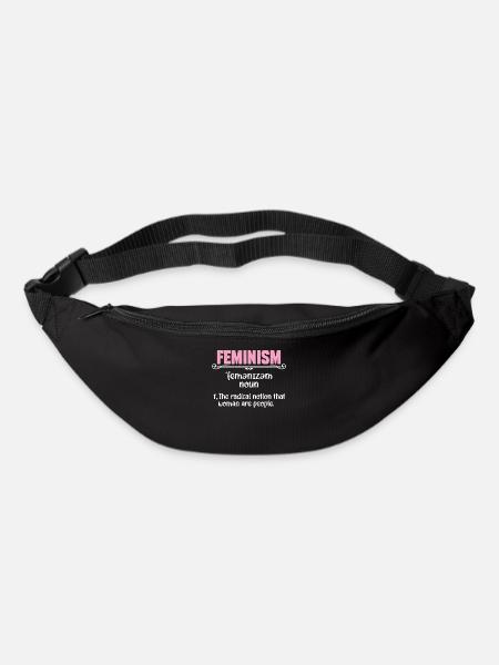 Feminism Definition Unrestricted Women's Rights - Bum bag - black