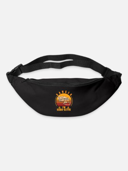 Funk Amateur Funker Funken Radio Hobby Geschenk - Gürteltasche - Schwarz