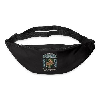 Year of birth 2004 Birthday Sloth 18th birthday - Bum bag - black - Front