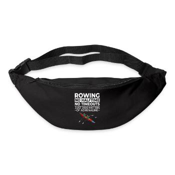Aviron Drôle de pagaie Aviron Rameur de bateau - Sac banane - noir - Devant