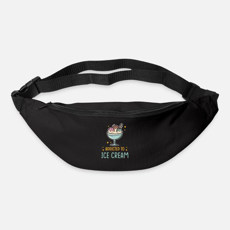 Eis - Gürteltasche - Schwarz