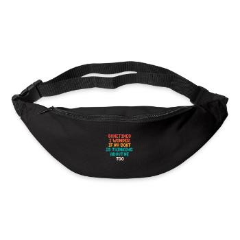 Captain - Bum bag - black - Front