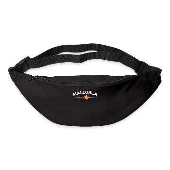 Majorque fier drapeaux cadeau - Sac banane - noir - Devant