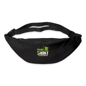 Ich Bin Nicht Klein Ich Habe Kobold Größe Ire - Gürteltasche - Schwarz - Vorne