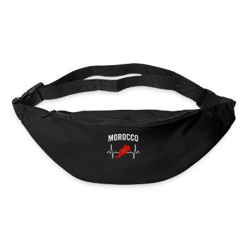 Marokko Herzschlag - Gürteltasche - Schwarz - Vorne