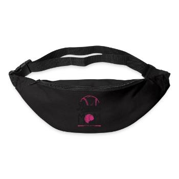 Baseball Fan Mom Mother Vintage - Gürteltasche - Schwarz - Vorne