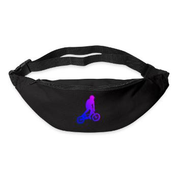 bmx jeune bmx femmes vélo bmx vélo hommes - Sac banane - noir - Devant