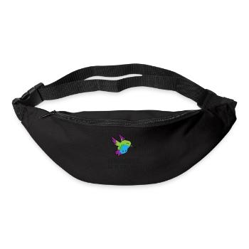 Les colibris sont mon âme animale Drôle de colibri - Sac banane - noir - Devant