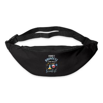 Oubliez princesse je veux devenir scientifique - Sac banane - noir - Devant