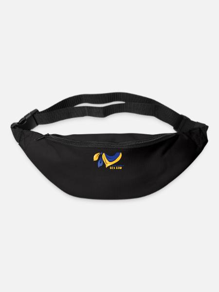 Ukrainisches Zitat Ukraine Shirt Ukraine Symbol - Gürteltasche - Schwarz
