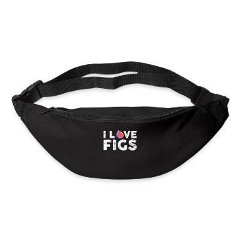 I love figs - Bum bag - black - Front