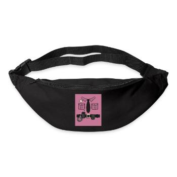 Officier de police Commissaire de police - Sac banane - noir - Devant
