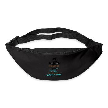 Funny Birthday 25 Years Old Why Are We Counting? - Bum bag - black - Front