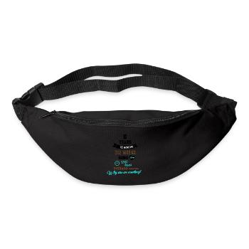 Funny Birthday 6 Years Old Why Are We Counting? - Bum bag - black - Front