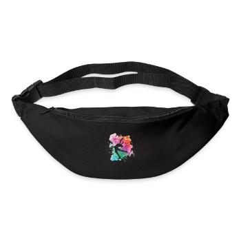 Colorful Figure Skater Ice Skating Winter - Bum bag - black - Front